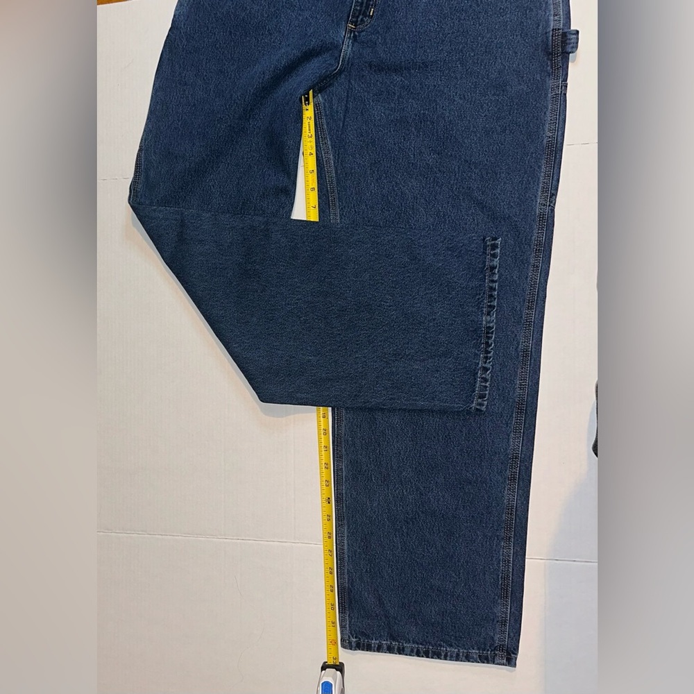 Carhartt Loose Original Fit‎ Work Dungaree Carpenter Jeans B13 DPS 36x32 NWT - Picture 7 of 12